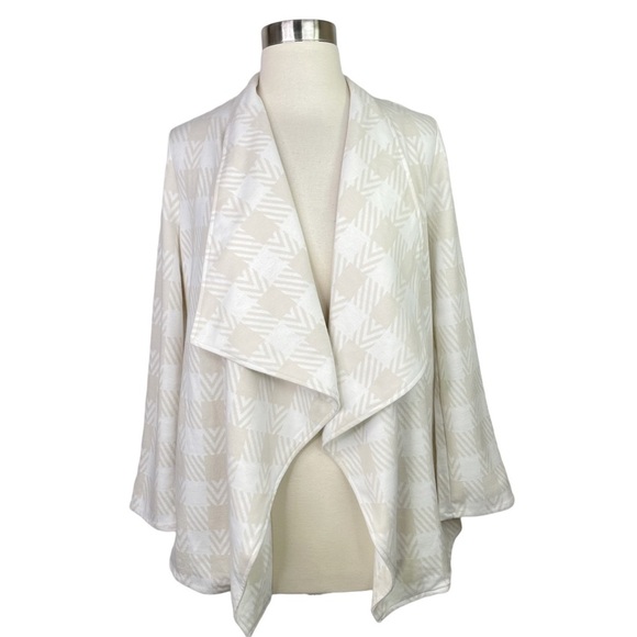 Stitch Fix l BB DAKOTA London Plaid Open Drape Knit Jacket, Small - Picture 5 of 8